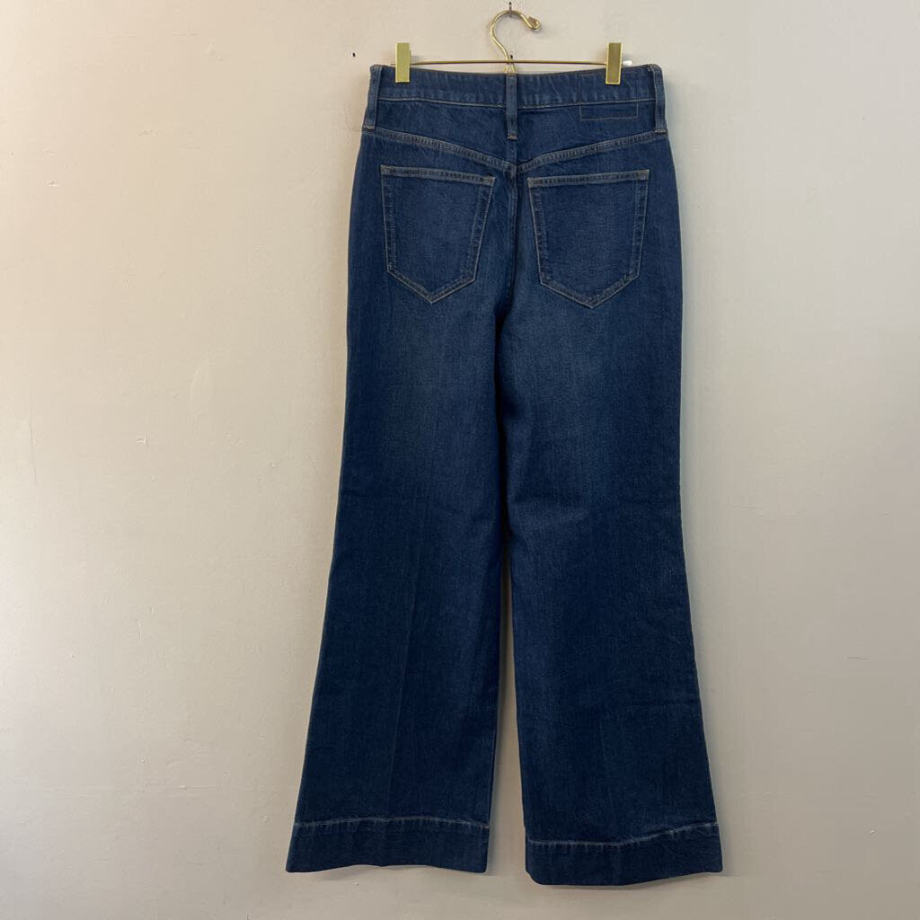 J Crew Dark Wash '96 Curvy Denim Trouser Jeans 28