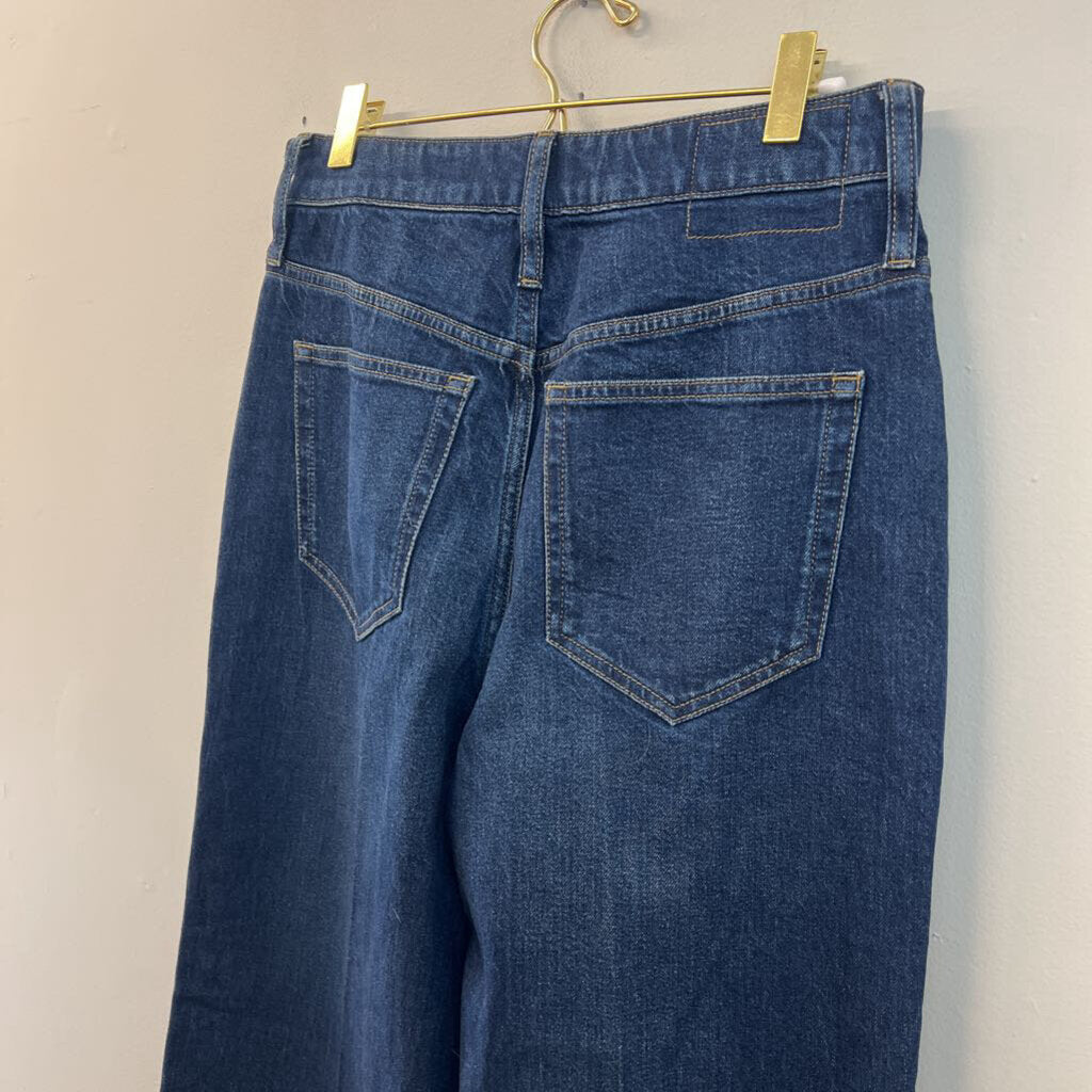 J Crew Dark Wash '96 Curvy Denim Trouser Jeans 28