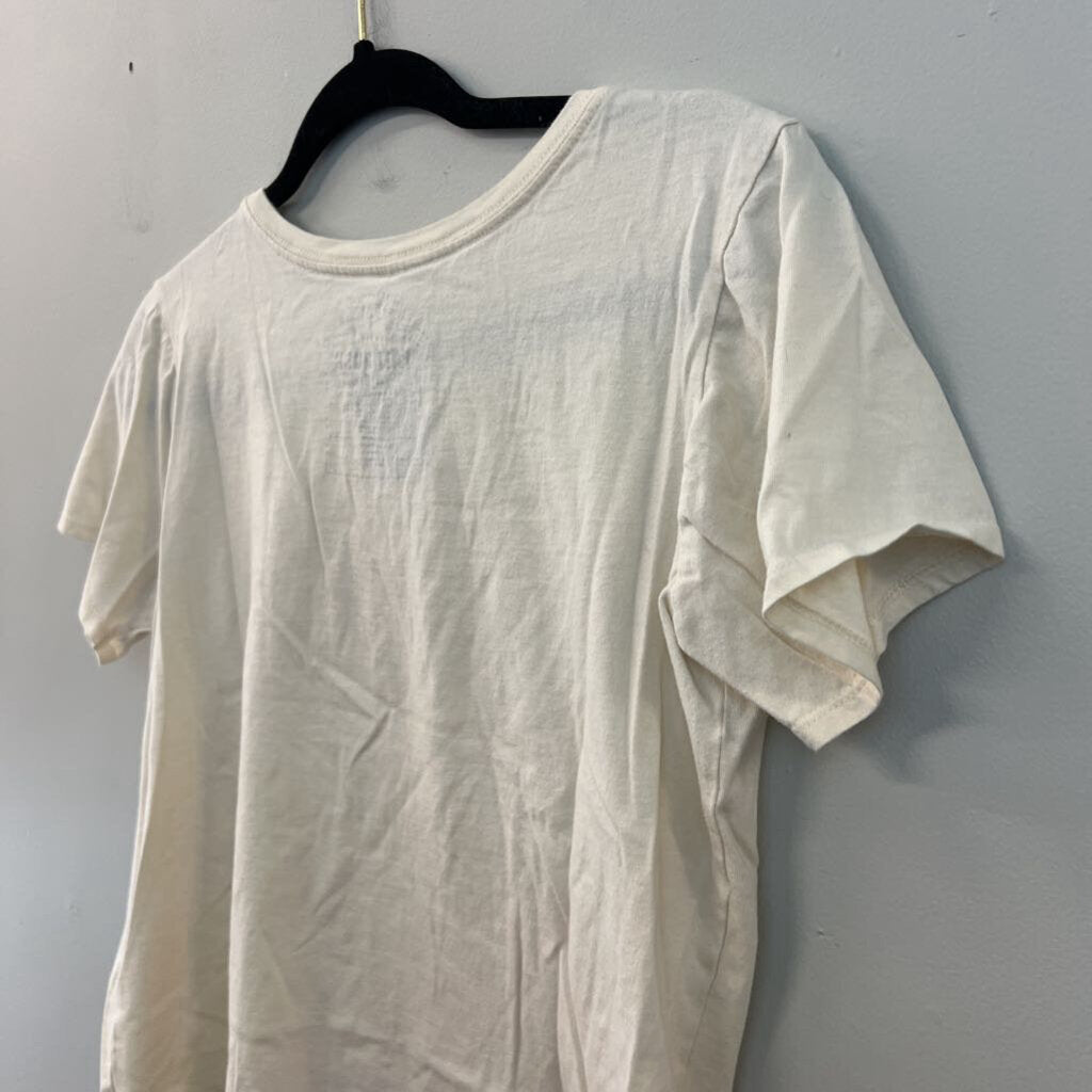 Fall Rush Cream Virginia Tech Short Sleeve Cropped Graphic Tee Small