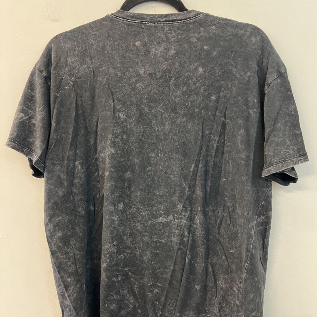 Hollister Grey/ Multi California Customs Short Sleeve Graphic Tee Small