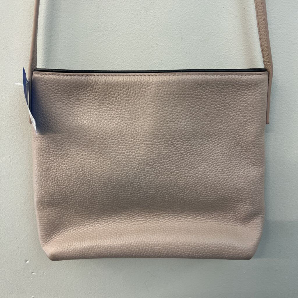 Kate Spade Grey/Black Pebbled Leather Crossbody Purse
