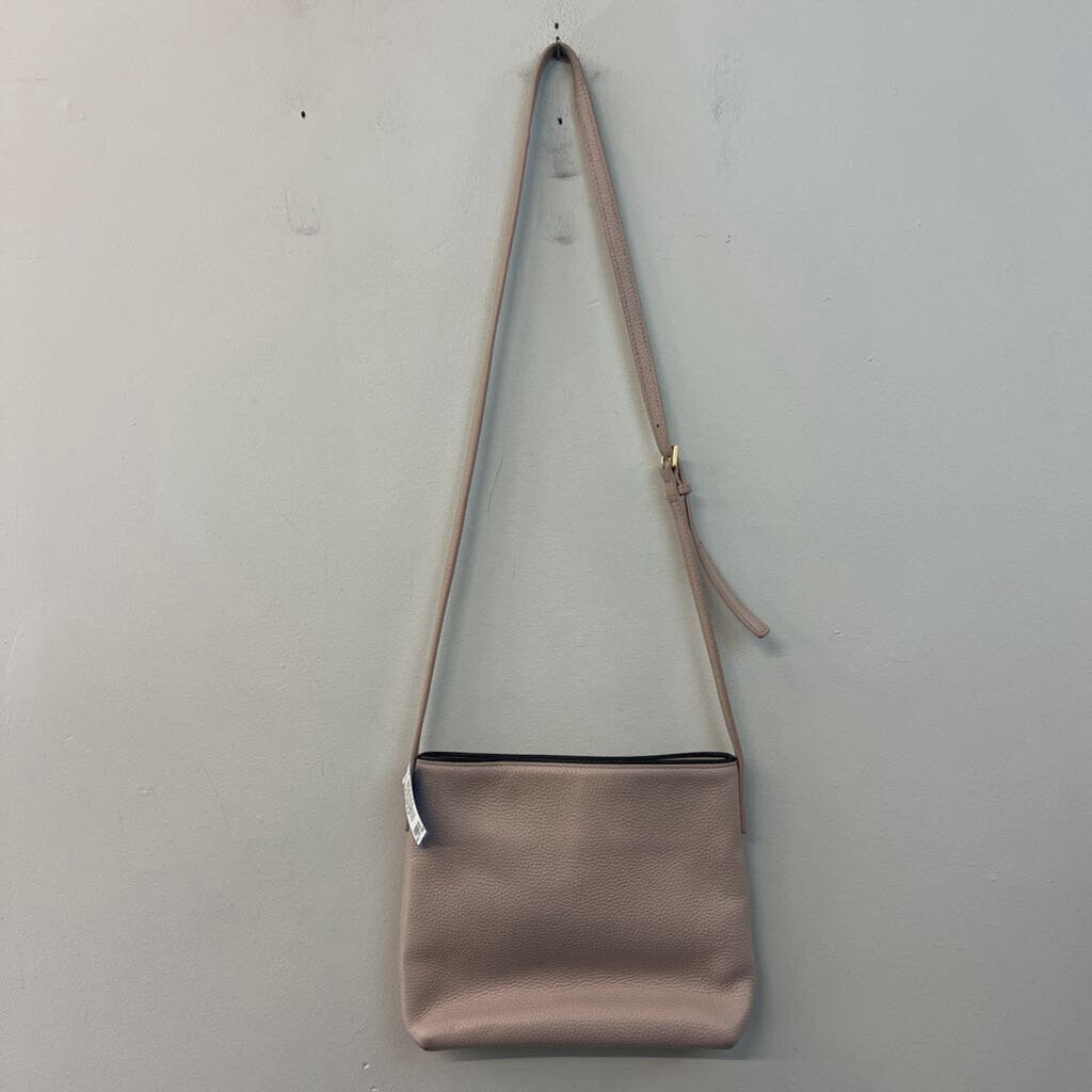 Kate Spade Grey/Black Pebbled Leather Crossbody Purse