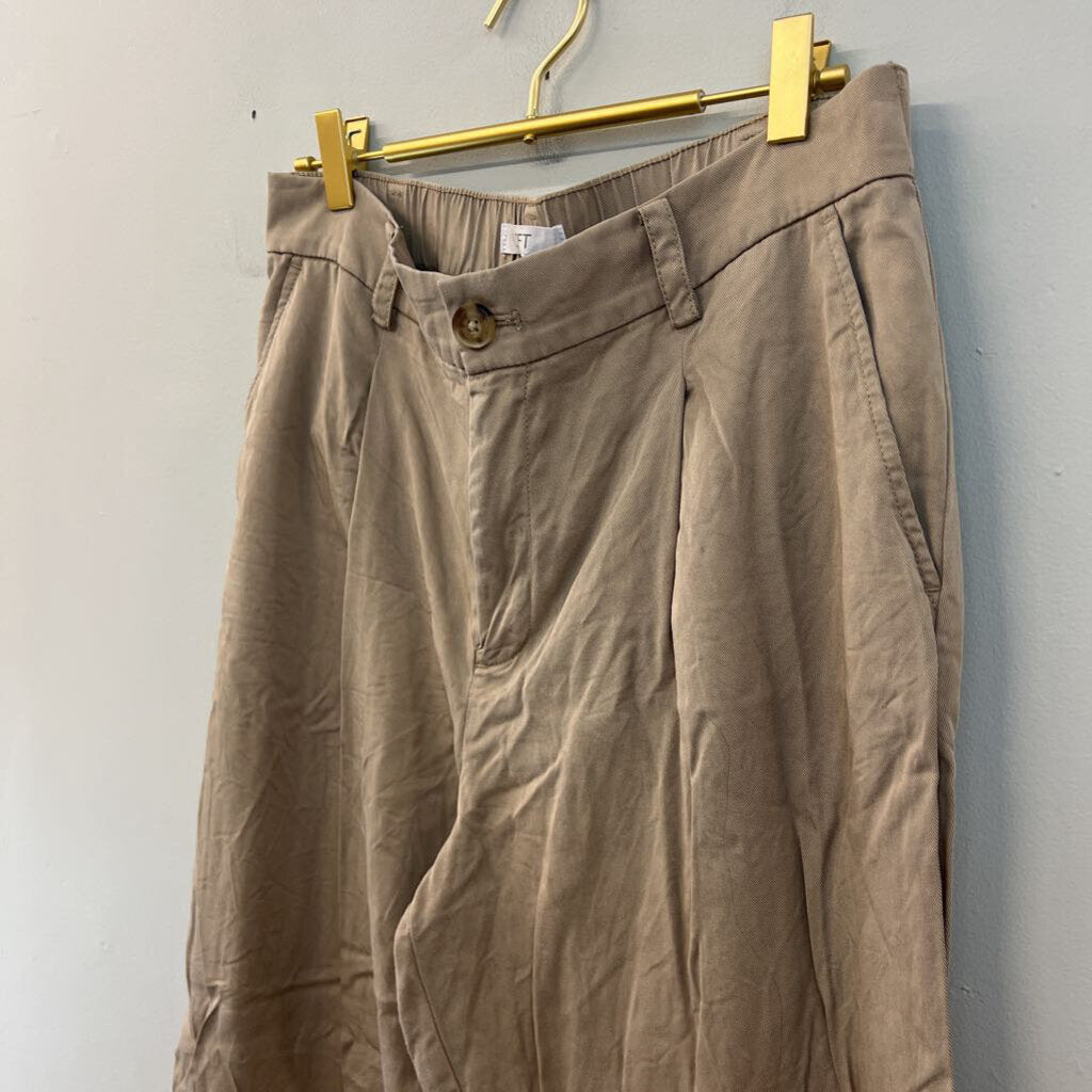 Loft Brown Wide Leg Trouser Pants 8