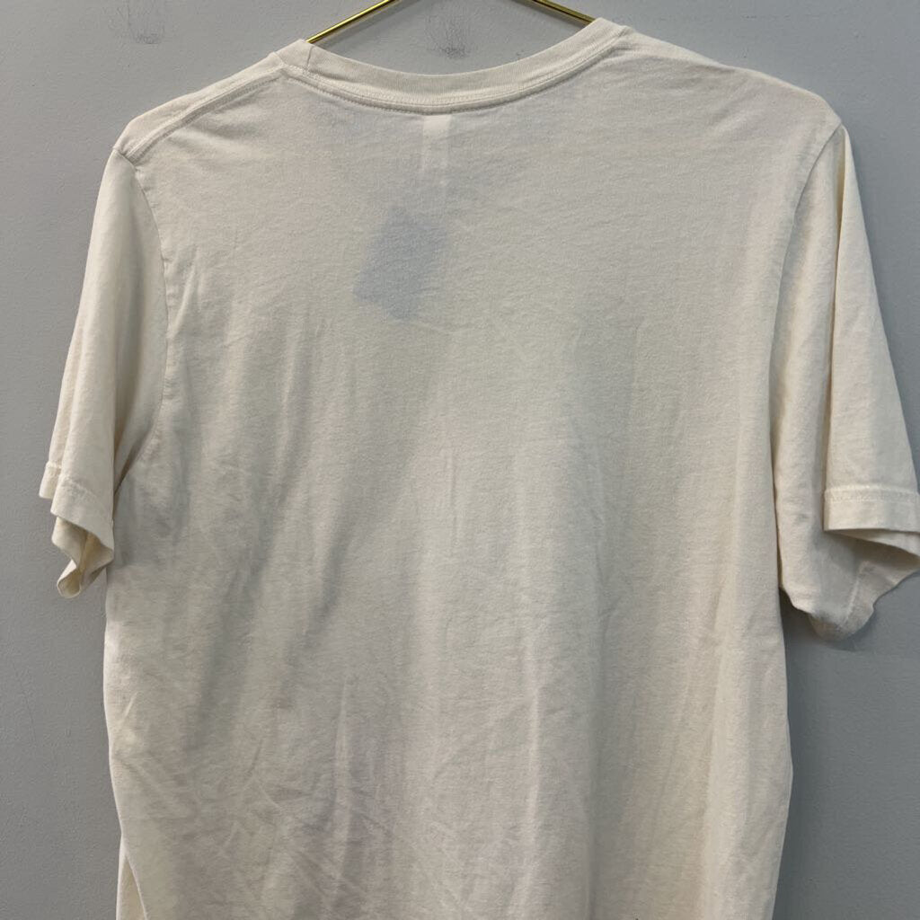 Canvas Beige Rodeo Short Sleeve Graphic Tee Large