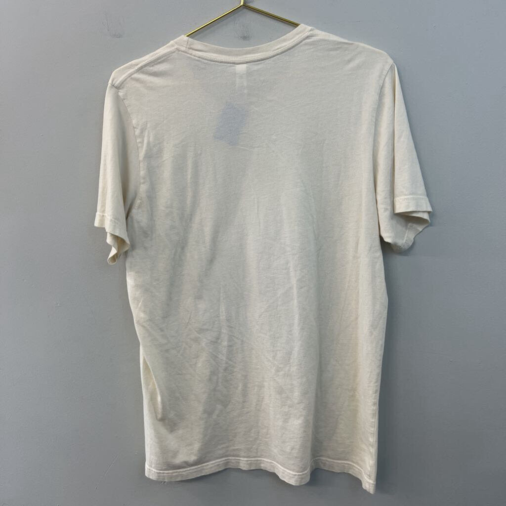 Canvas Beige Rodeo Short Sleeve Graphic Tee Large