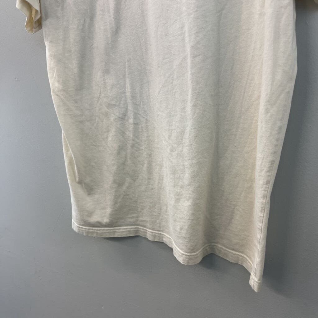 Canvas Beige Rodeo Short Sleeve Graphic Tee Large