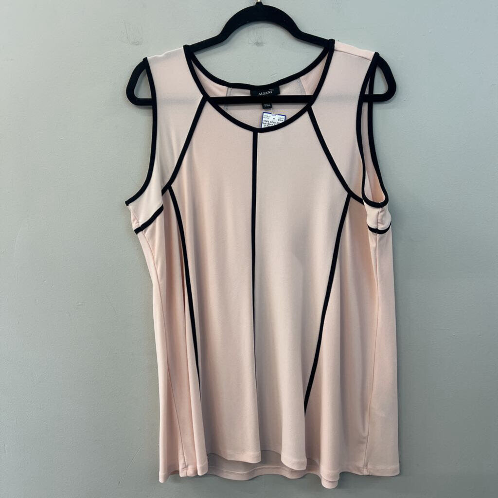 Alfani Pink/ Black Tank Top 1X