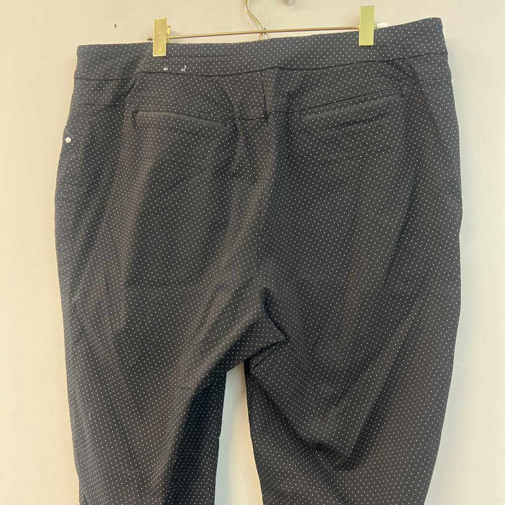 Dalia Black/ White Polka Dot Pants 16W