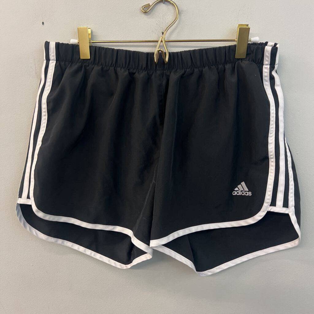 Adidas Black/ White Athletic Shorts Medium