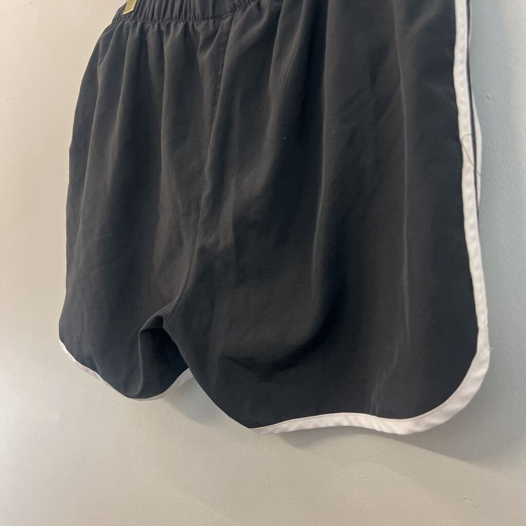 Adidas Black/ White Athletic Shorts Medium