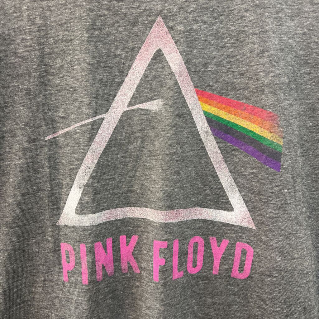 Pink Floyd Grey/ Multi Short Sleeve Graphic Tee Small