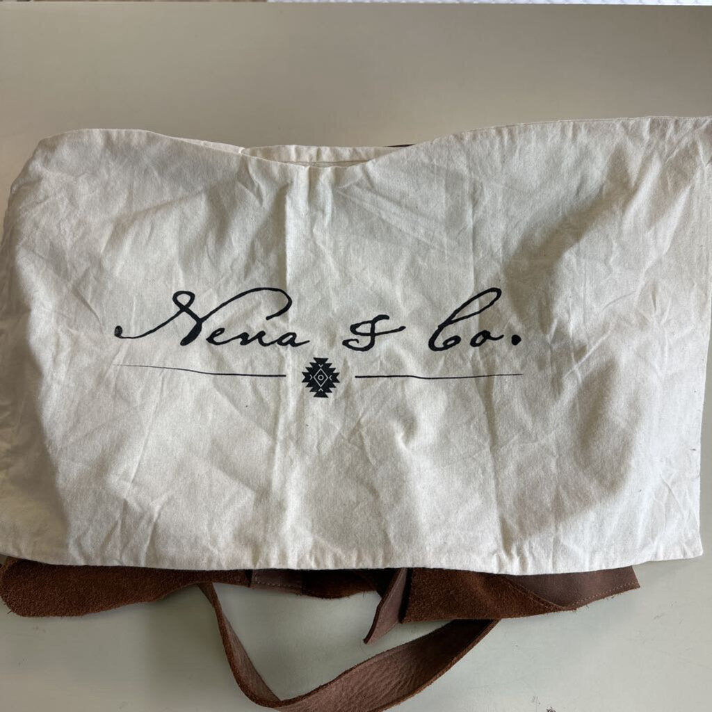 Nena and Co Alejandra Javana Caoba Leather Purse