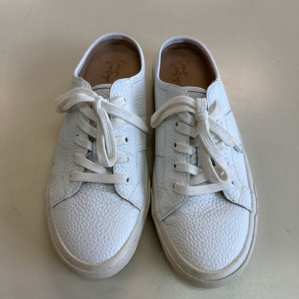 Crown Vintage White Slip On Sneakers 9