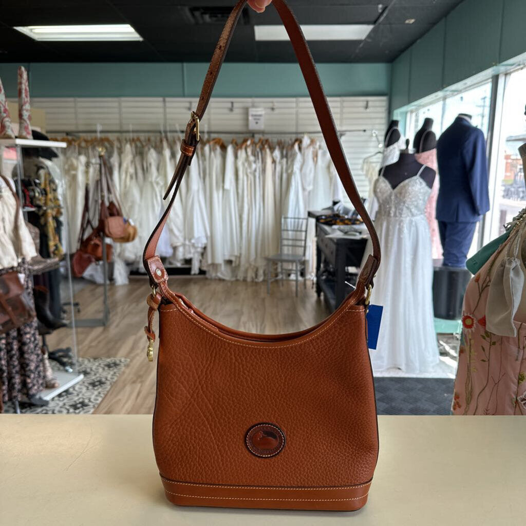 Dooney and Bourke Brown Pebbled Leather Purse