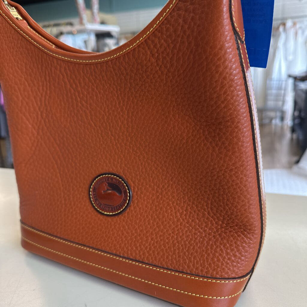 Dooney and Bourke Brown Pebbled Leather Purse