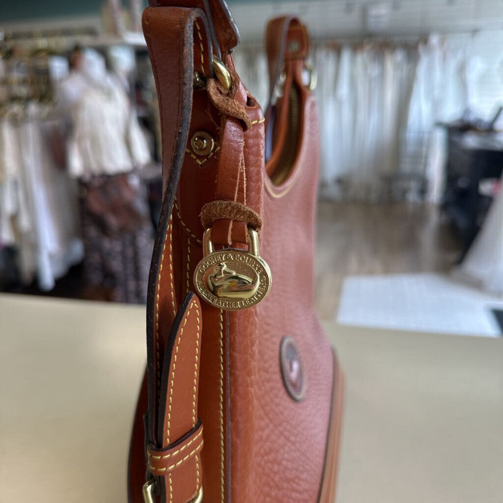 Dooney and Bourke Brown Pebbled Leather Purse