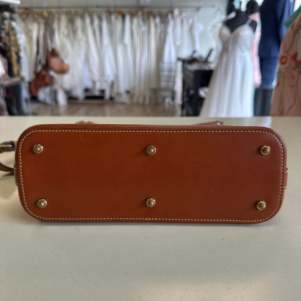 Dooney and Bourke Brown Pebbled Leather Purse