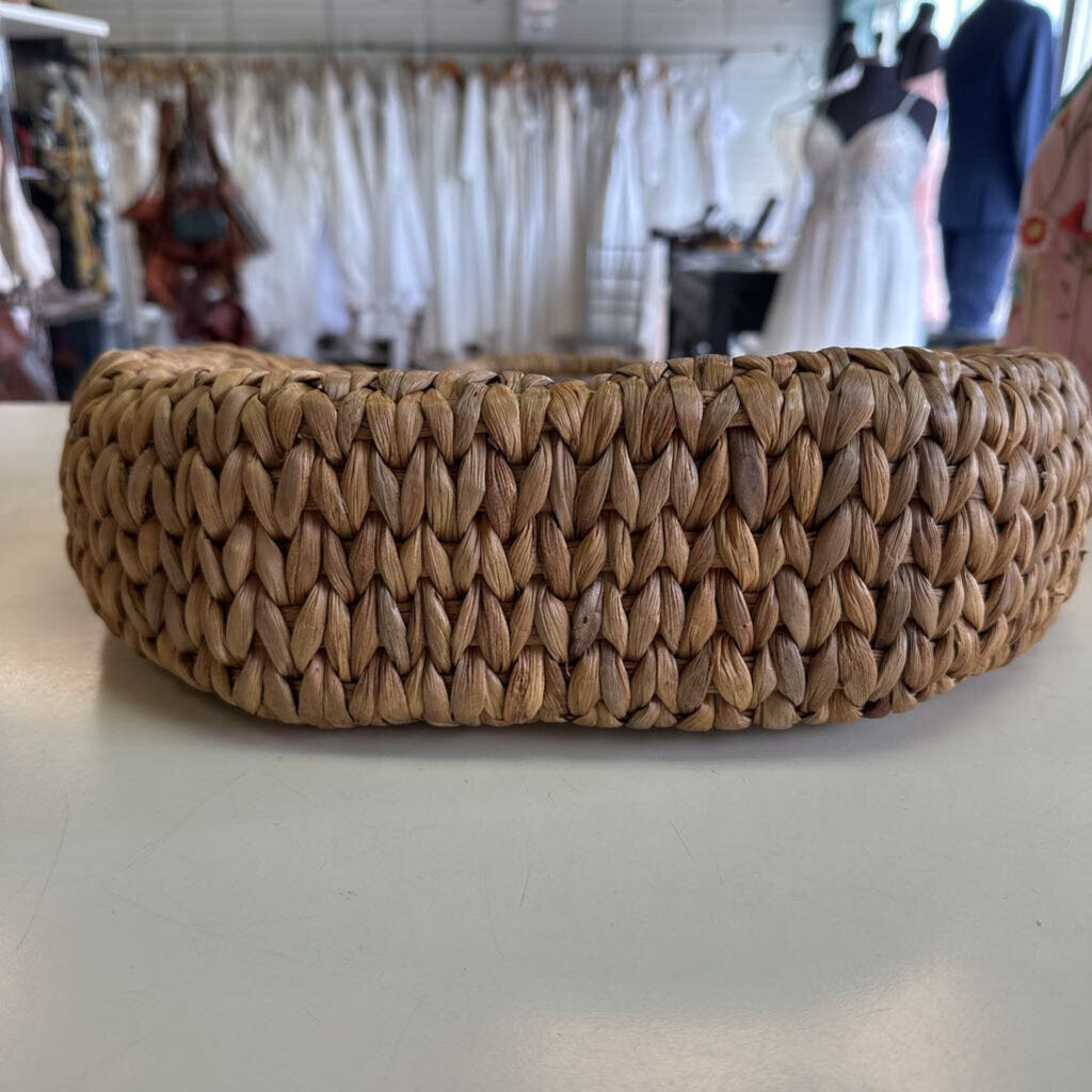 PUTU by J Maclear Brown Natural Woven Purse