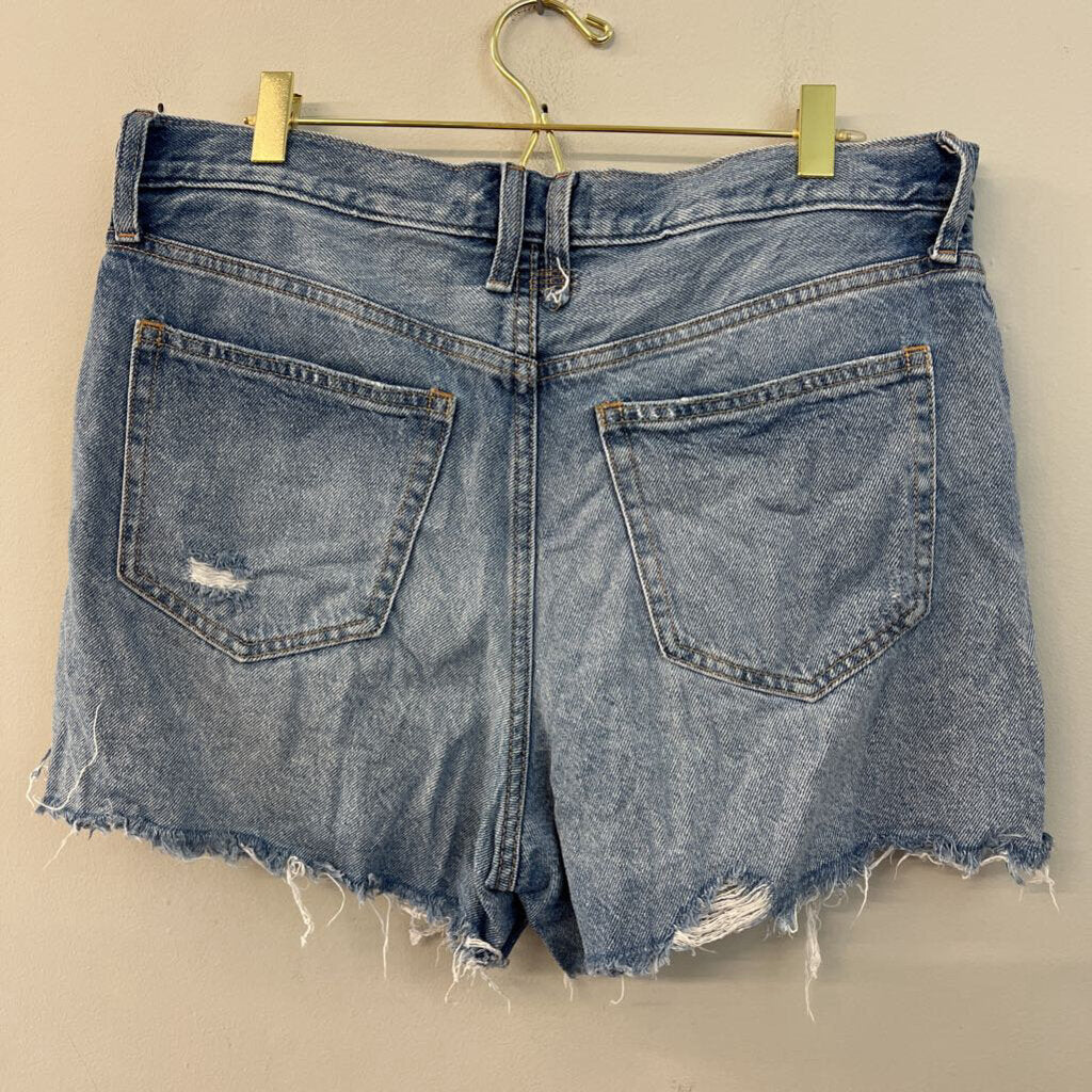 We The Free Medium Wash Distressed Denim Shorts 31