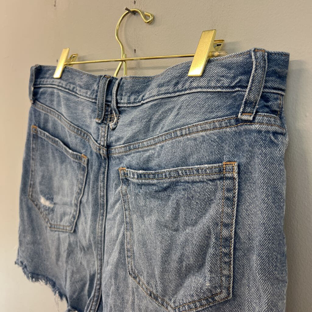 We The Free Medium Wash Distressed Denim Shorts 31