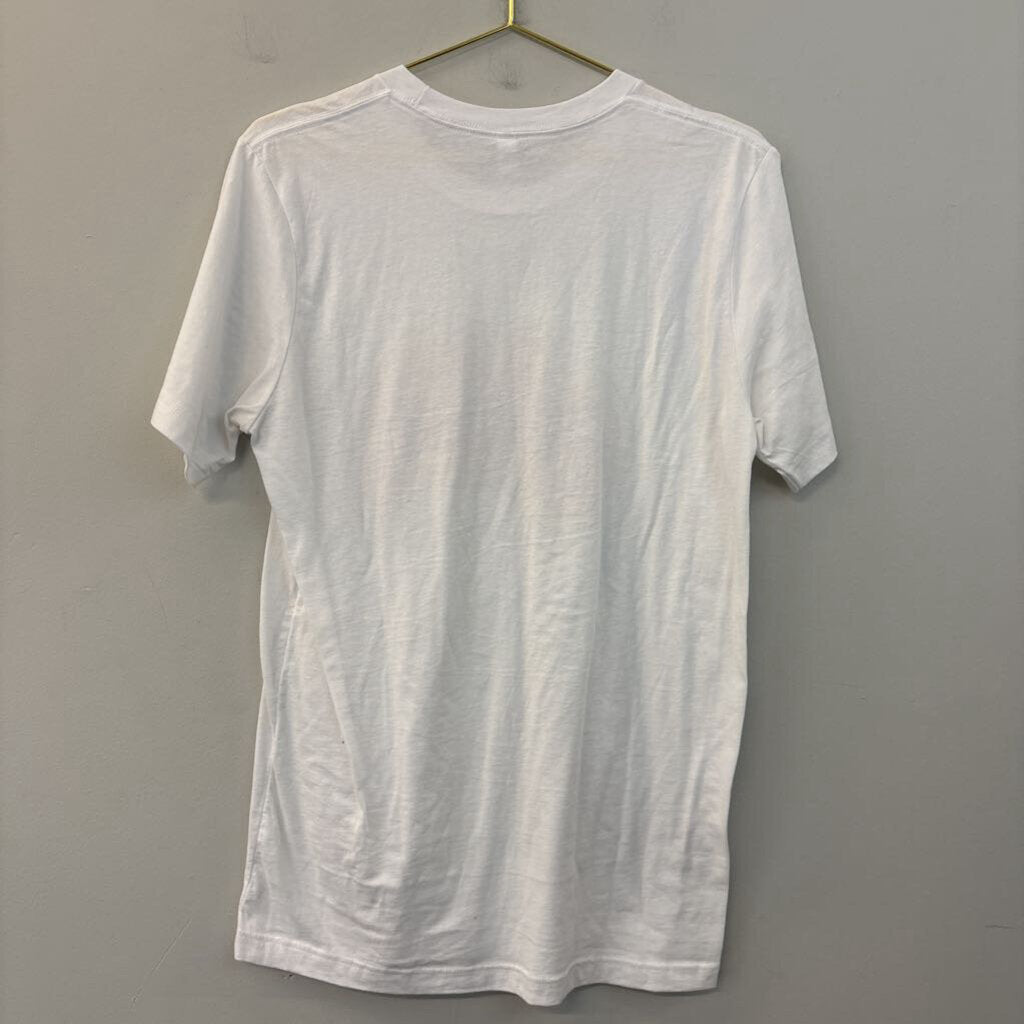 Canvas White/ Multi Golden Short Sleeve Graphic Tee Medium
