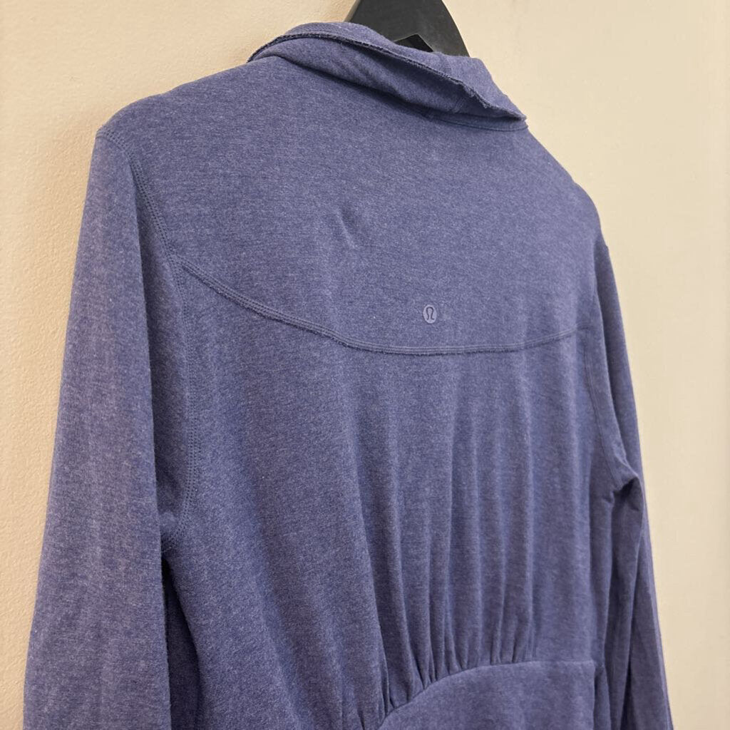 Lululemon Blue Long Sleeve Tie Waist Jacket 10