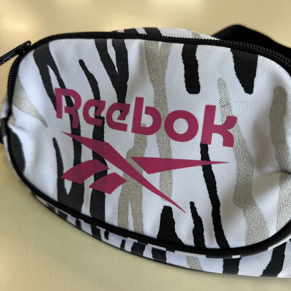 Reebok White/ Black/ Pink Xenon Fanny Pack Bag