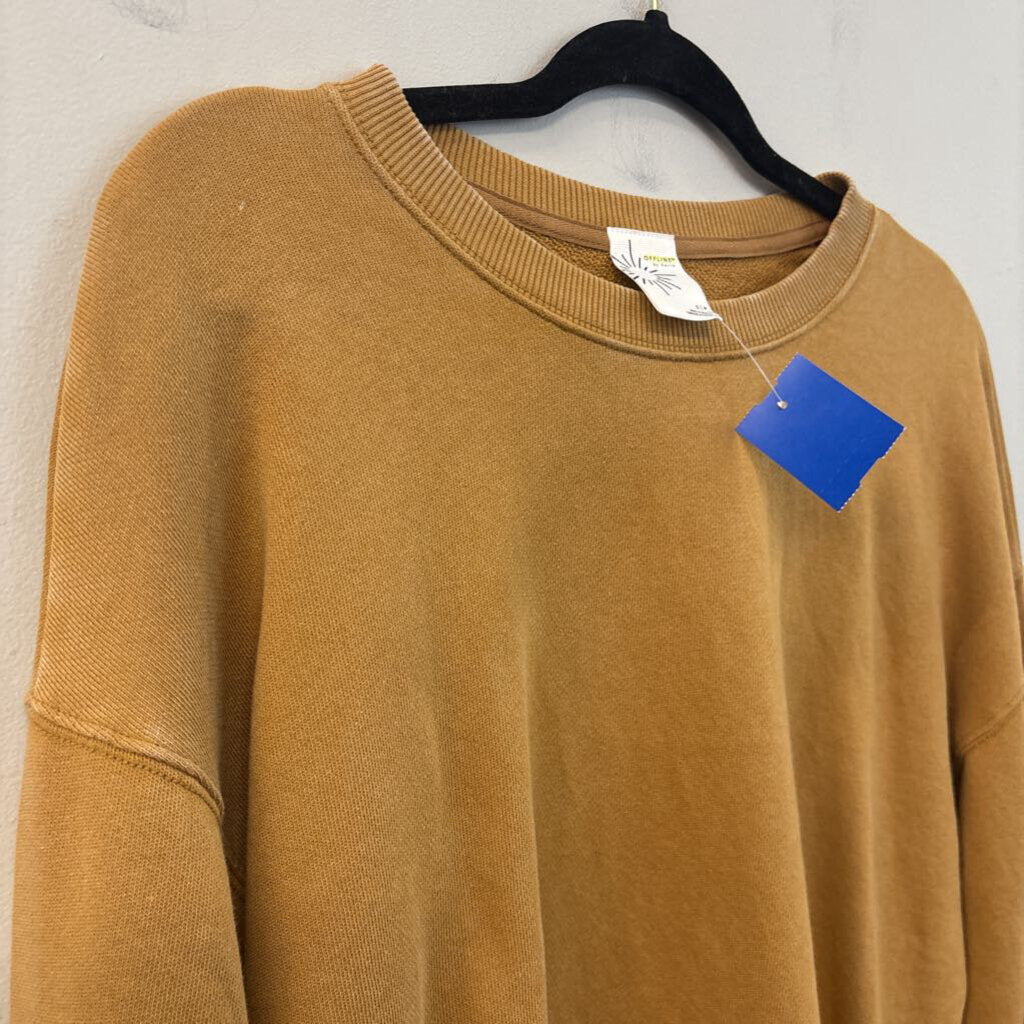 Offline by Aerie Brown Long Sleeve Pullover Small