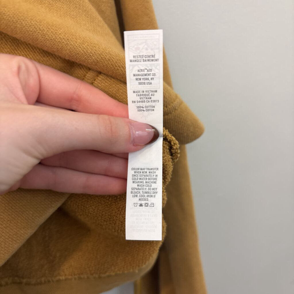 Offline by Aerie Brown Long Sleeve Pullover Small