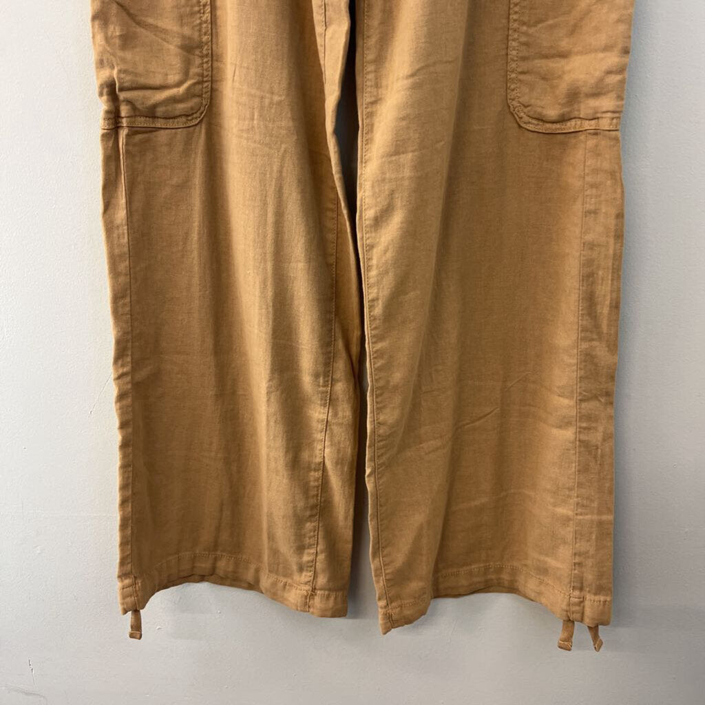 American Eagle Brown Dreamy Drape Baggy Wide Leg Pants 2 Long