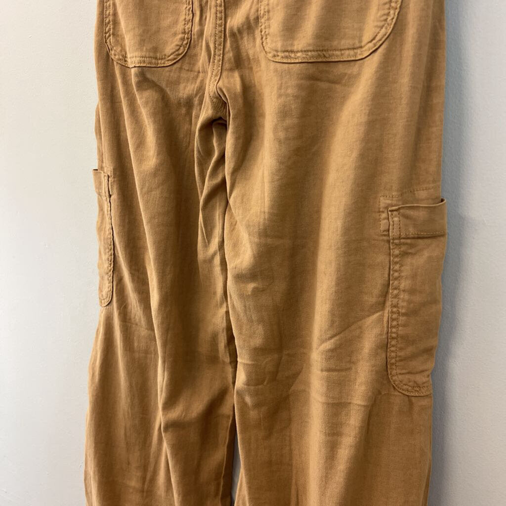 American Eagle Brown Dreamy Drape Baggy Wide Leg Pants 2 Long