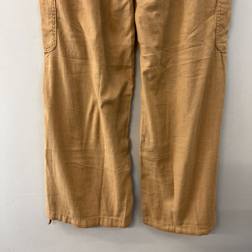 American Eagle Brown Dreamy Drape Baggy Wide Leg Pants 2 Long