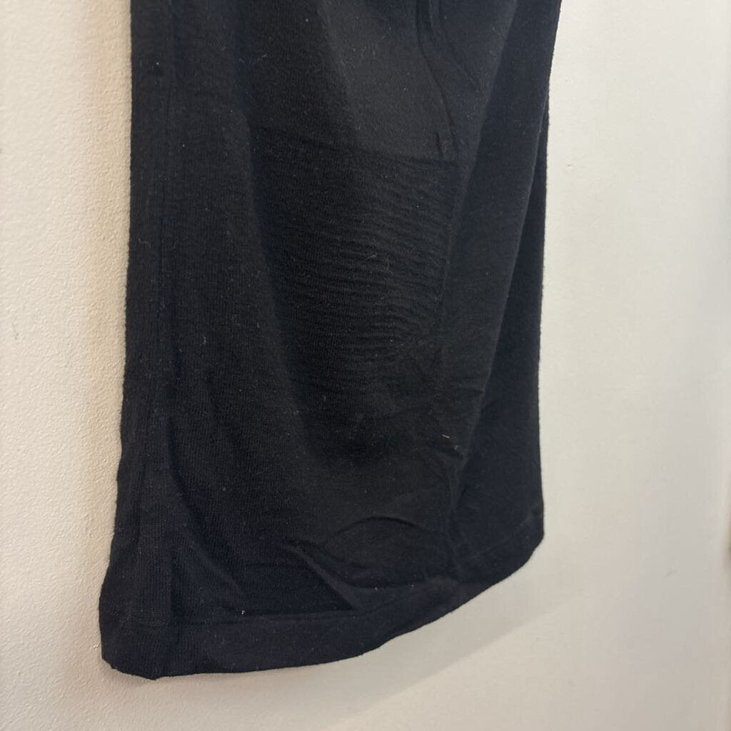 Three Dots Black Off Shoulder Knit Sleeveless Top Extra Small
