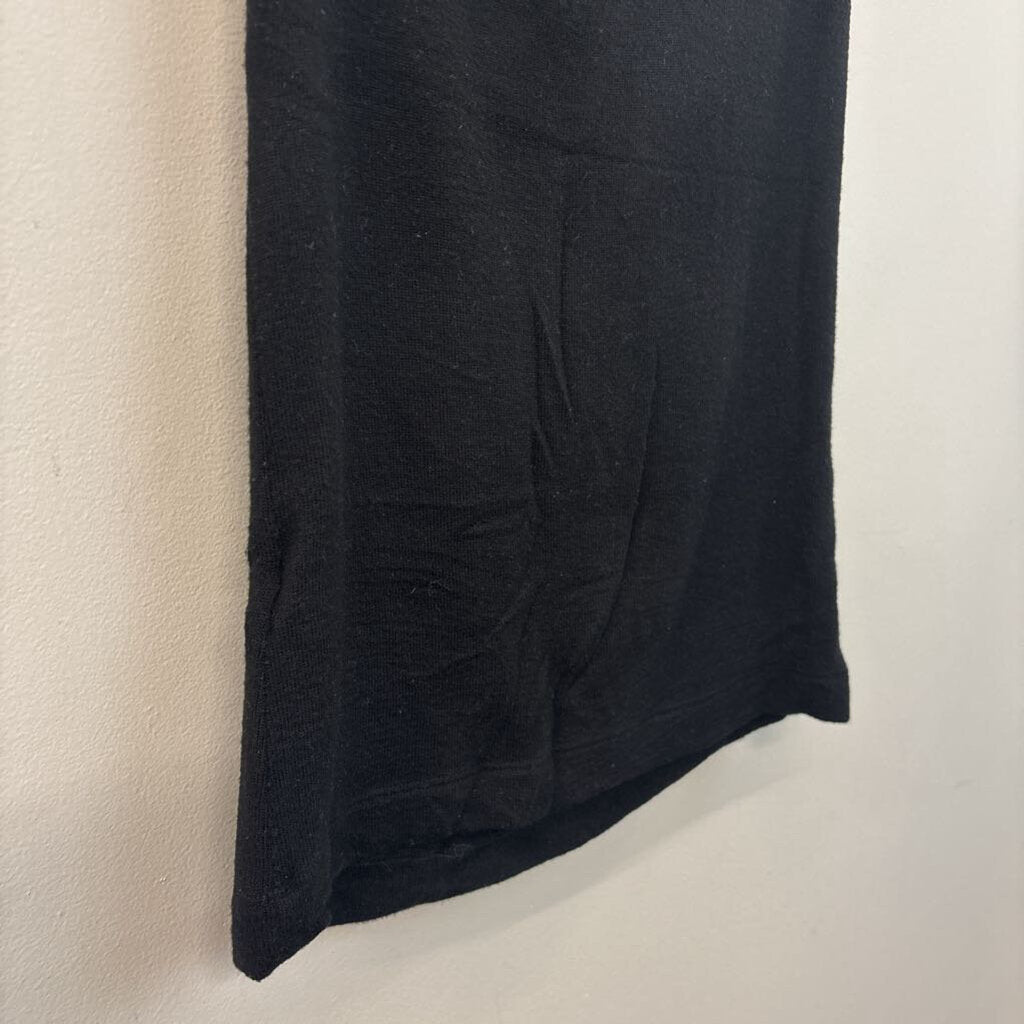 Three Dots Black Off Shoulder Knit Sleeveless Top Extra Small