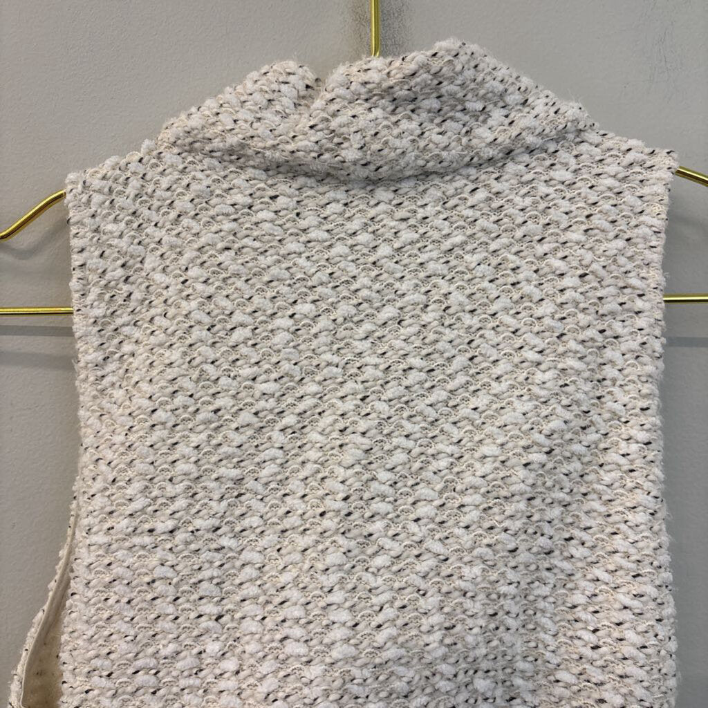 DREW Cream Knit Cowl Neck Sleeveless Top Extra Small