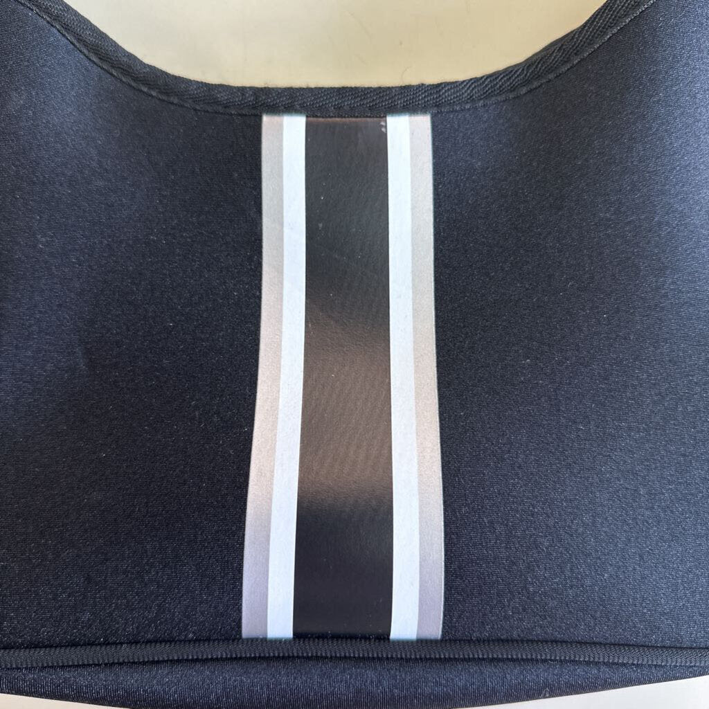 Haute Shore Black/ Grey Neoprene Crossbody Purse