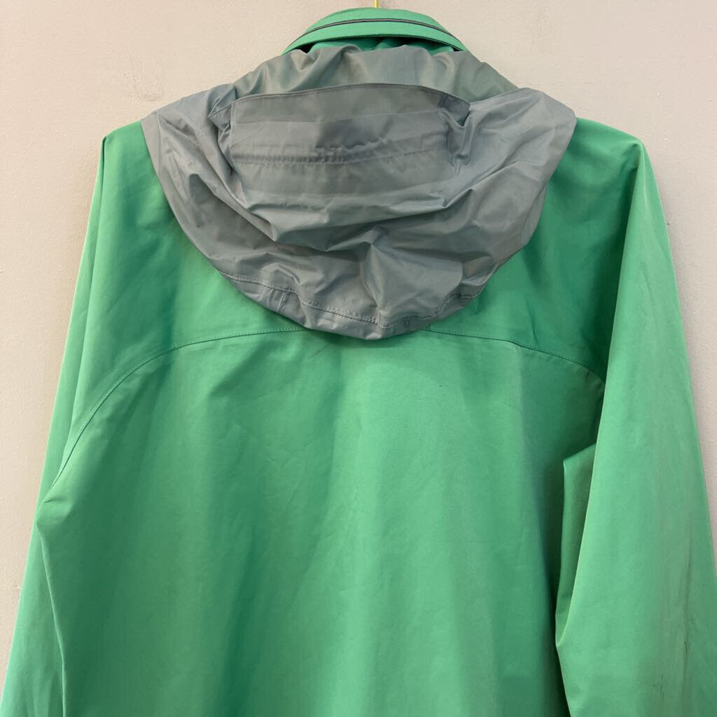 Vineyard Vines Green Zip Up Rain Jacket Medium