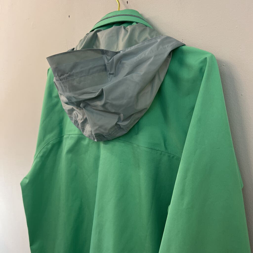 Vineyard Vines Green Zip Up Rain Jacket Medium