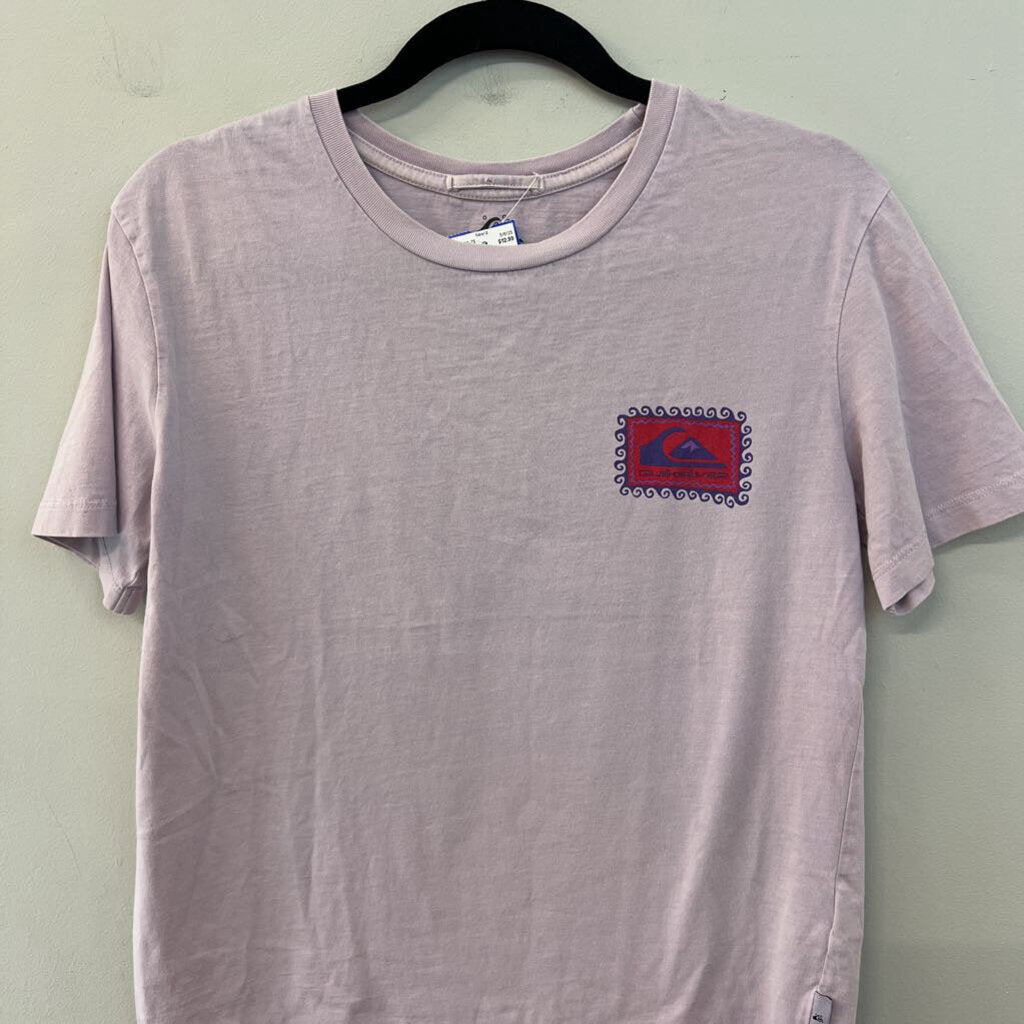 Quicksilver Purple Short Sleeve Graphic Tee Extra Small