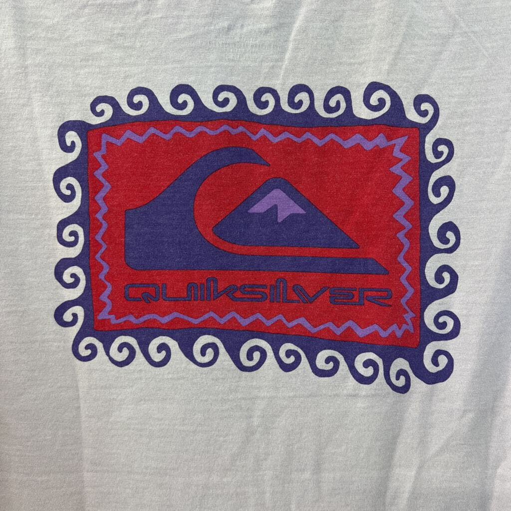 Quicksilver Purple Short Sleeve Graphic Tee Extra Small