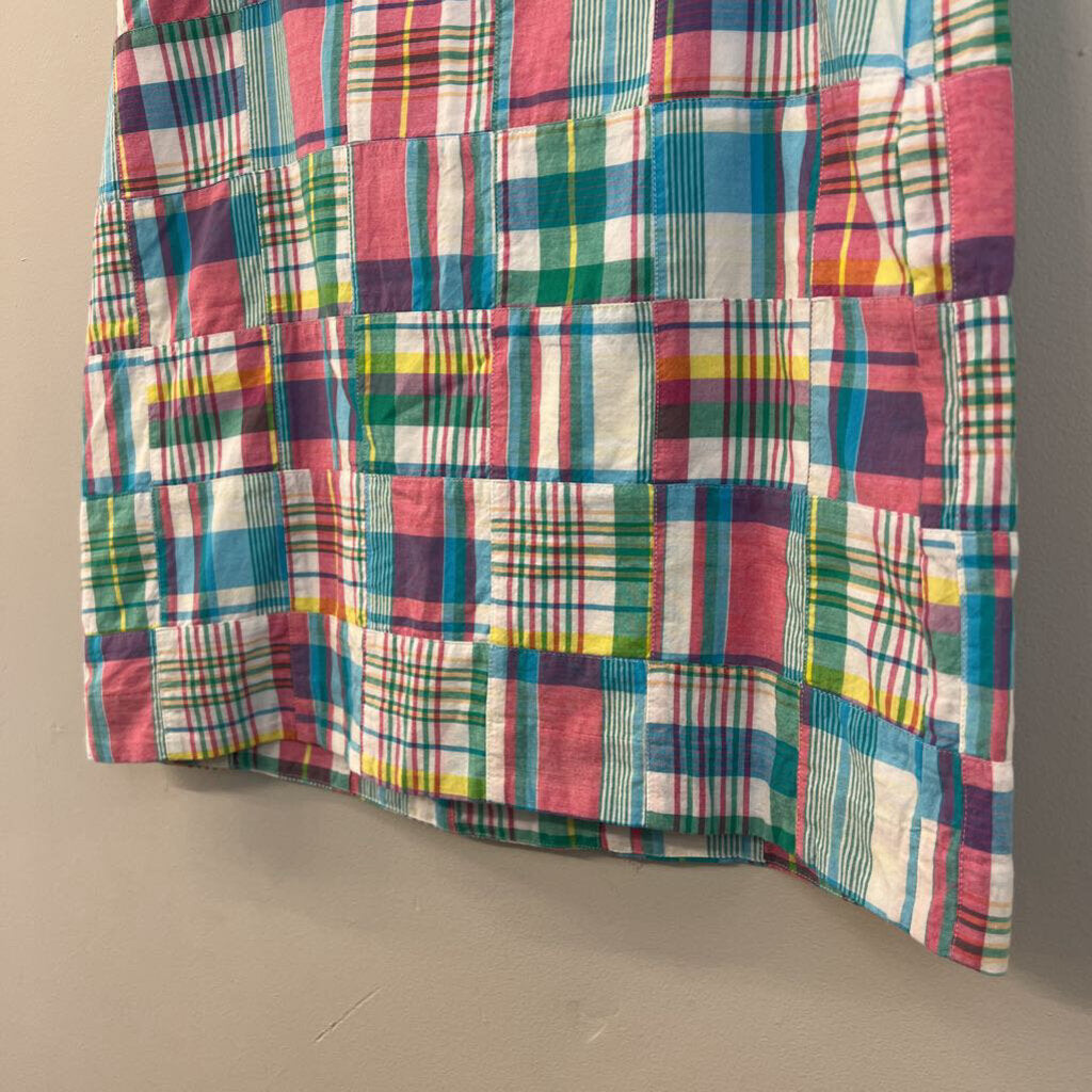 Talbots White/ Multi Plaid Skirt 10