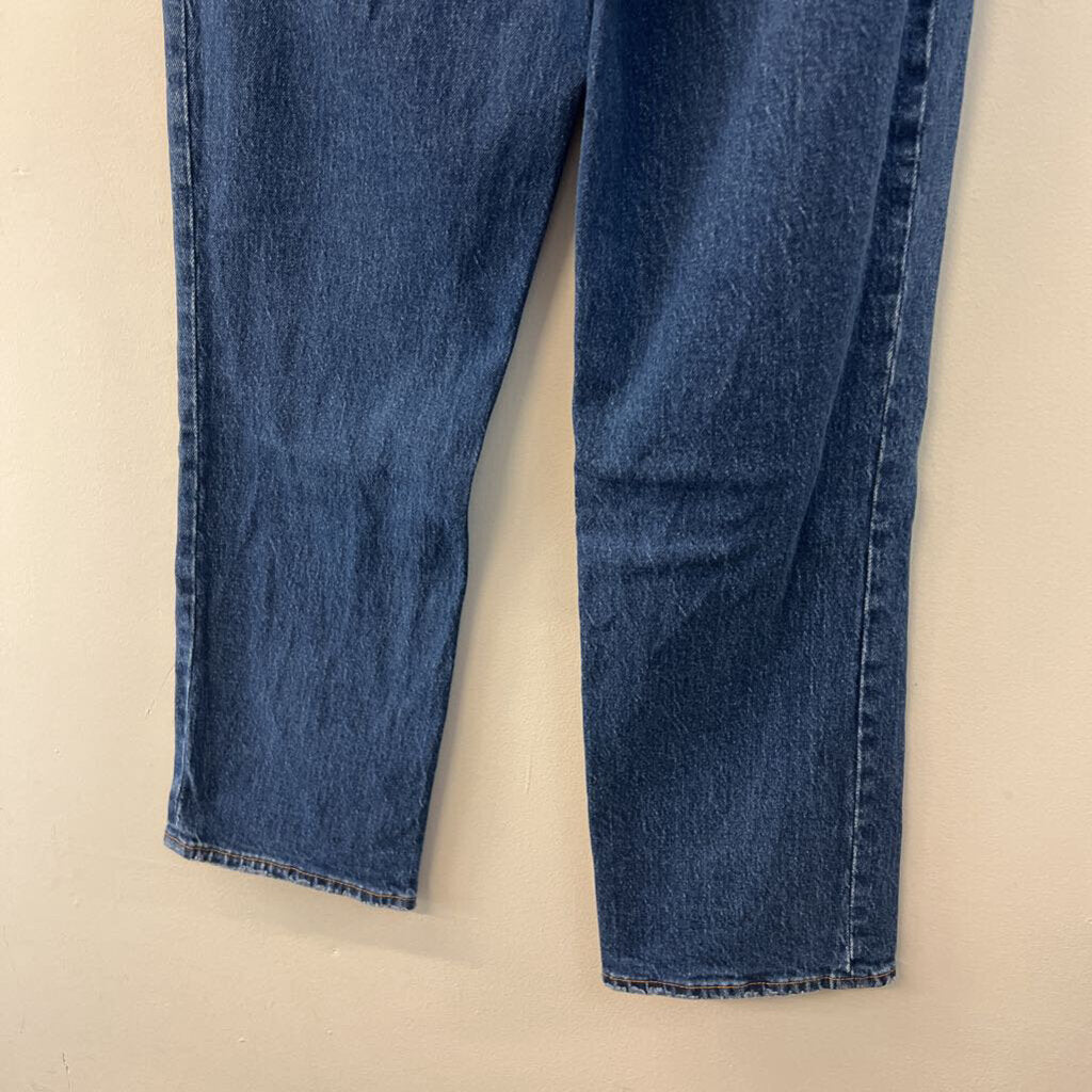 Abercrombie and Fitch Dark Wash The 90s Straight Ultra High Rise Jeans 25