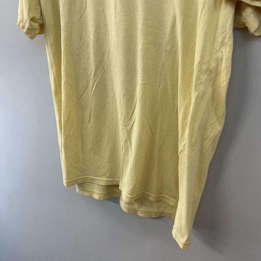 Columbia Yellow Short Sleeve Graphic Tee Extra Large