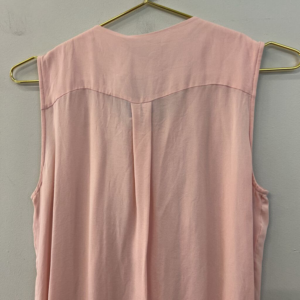 Brooks Brother Pink Pleated Front Tank Top 12