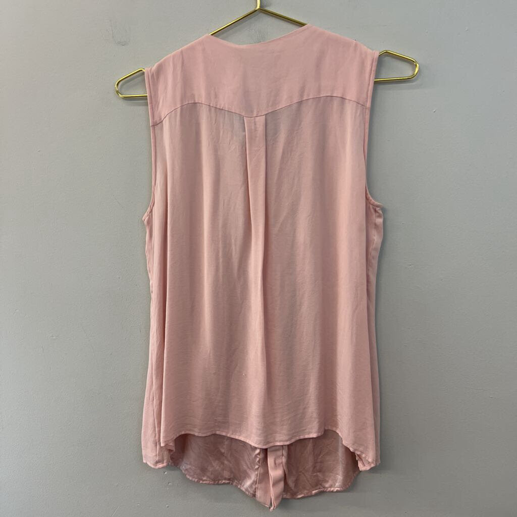 Brooks Brother Pink Pleated Front Tank Top 12