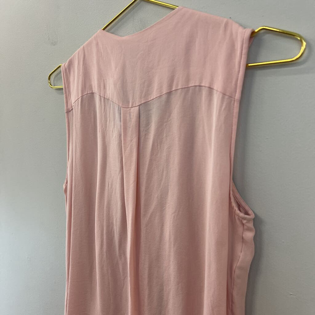 Brooks Brother Pink Pleated Front Tank Top 12