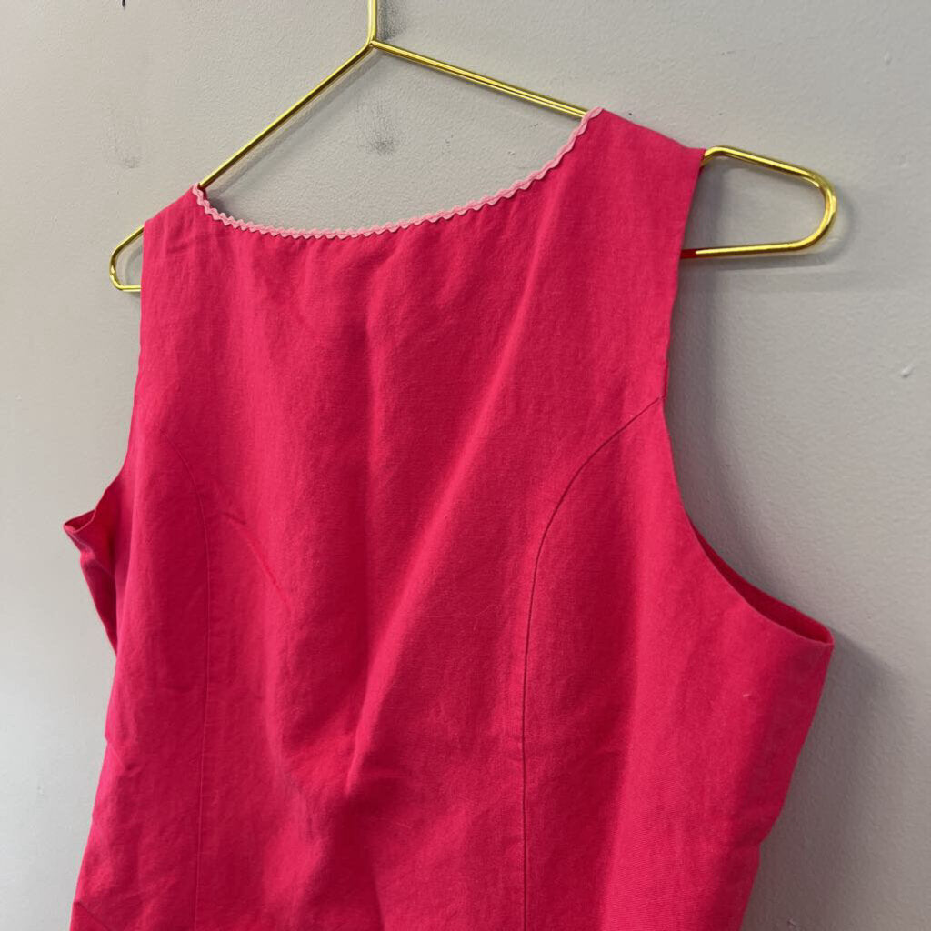 Vintage Appraisal Pink Squiggle Hem Tank Top 12