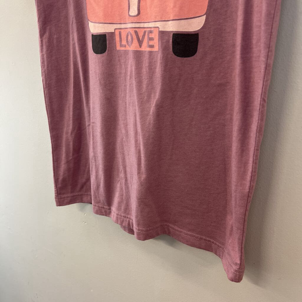 Canvas Purple/ Multi VW Bus Short Sleeve Graphic Tee Medium