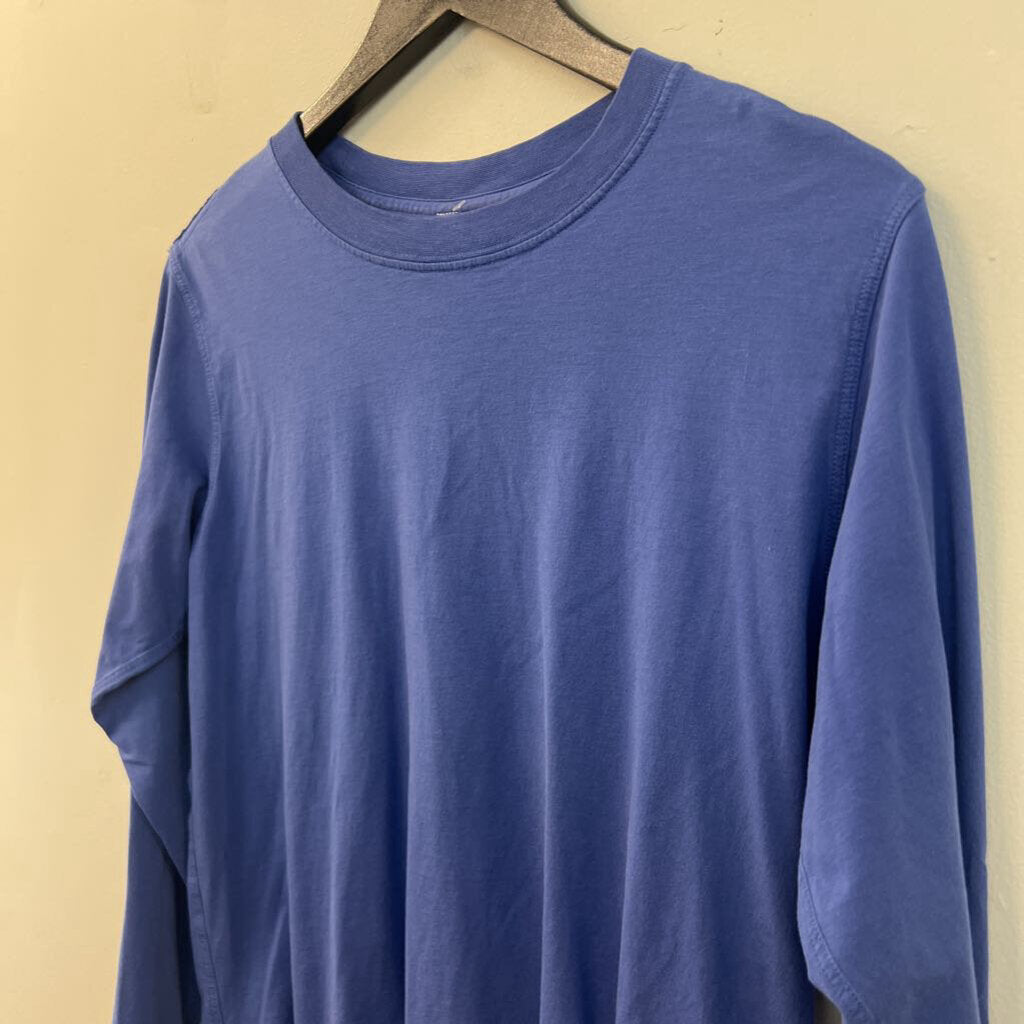 Lululemon Blue Long Sleeve Athletic Shirt Medium