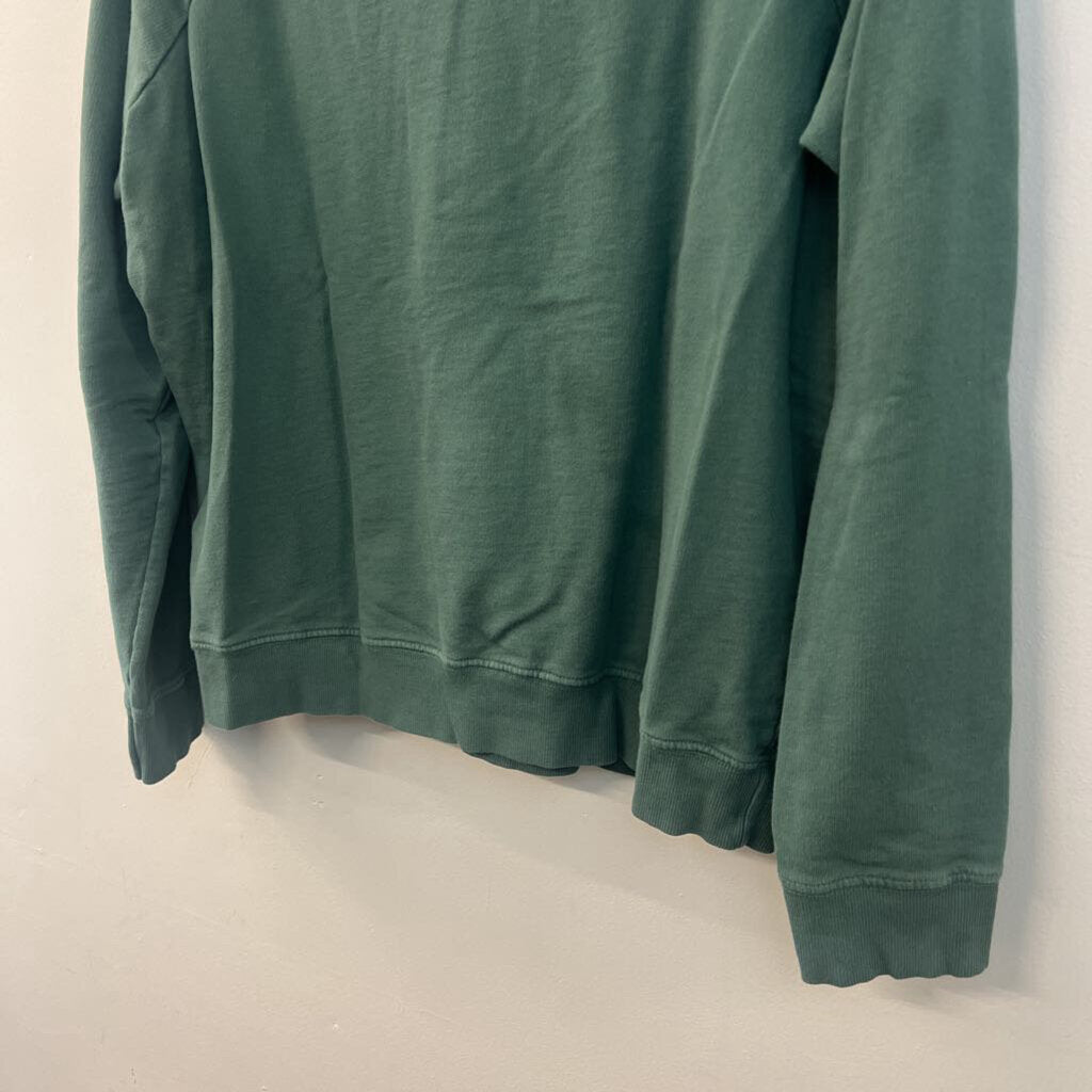 Back When by Anthropologie Green/ Pink More Love Long Sleeve Pullover Large